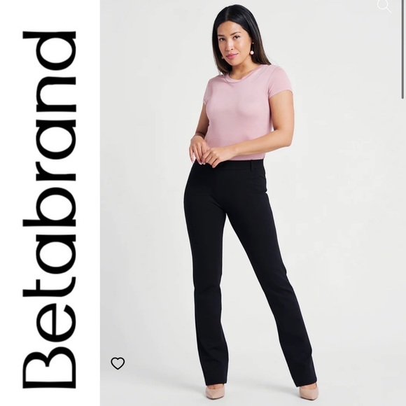 Betabrand Pants - New BETABRAND Straight Leg Classic Dress Pant Yoga Stretchy Pants XL Long Tall